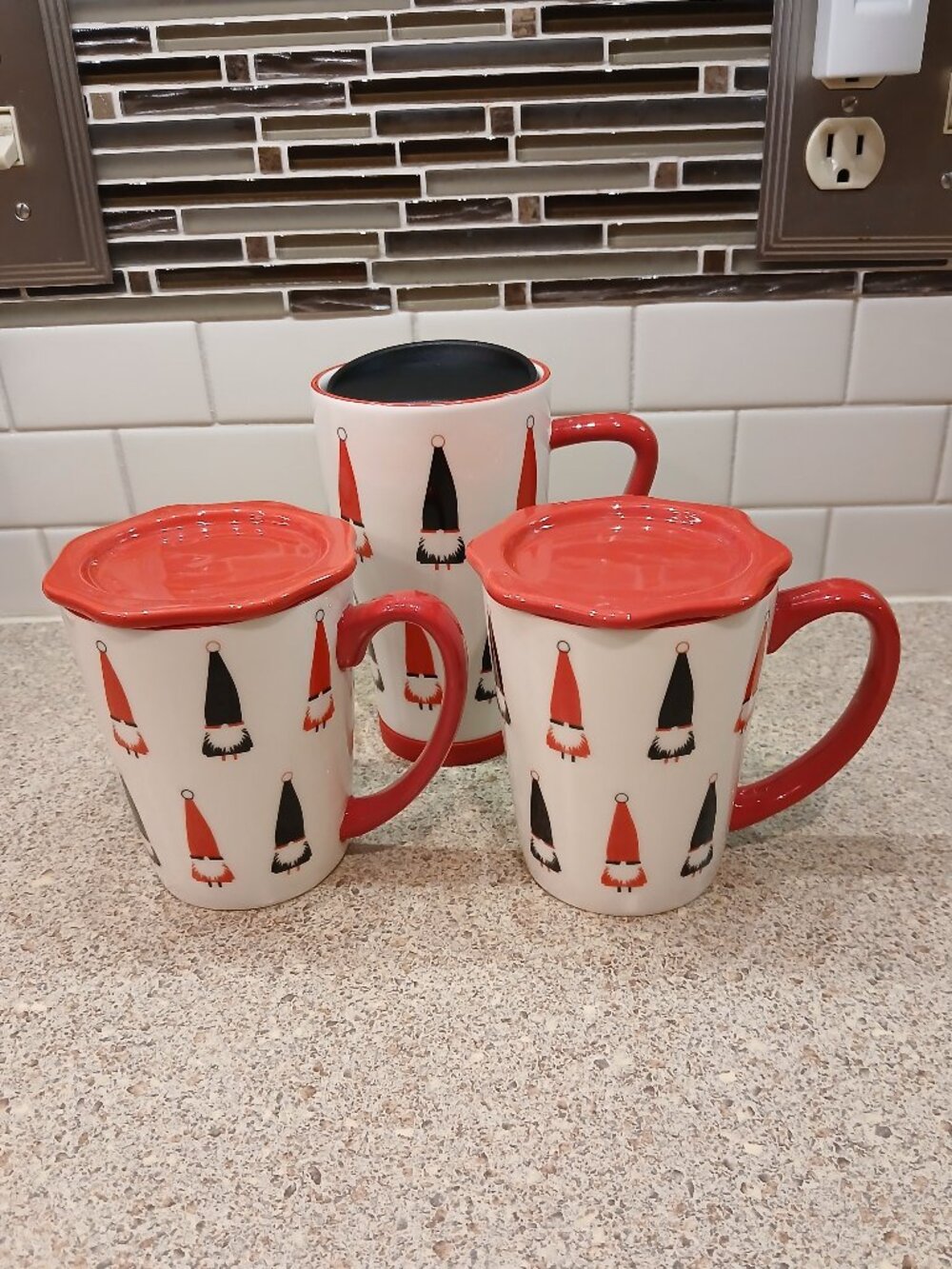 Set of 3 Signature Gnome Mugs